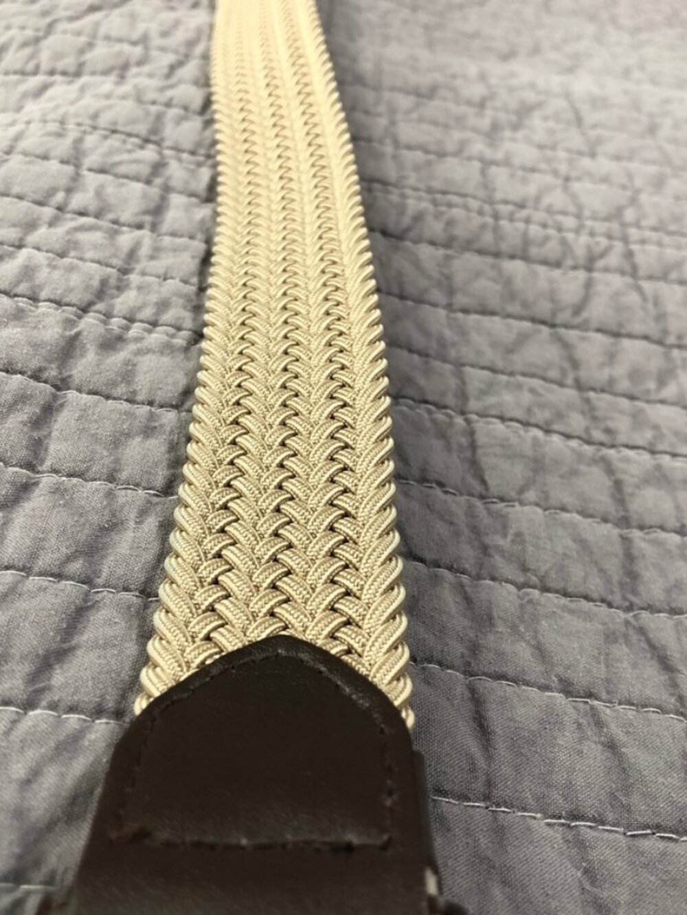 4/$15 Braided Belt Men 40 - 42 Brown Tan Classic Preppy - Picture 9 of 16